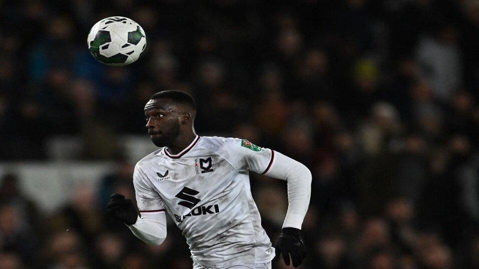 MK Dons striker Mohamed Eisa